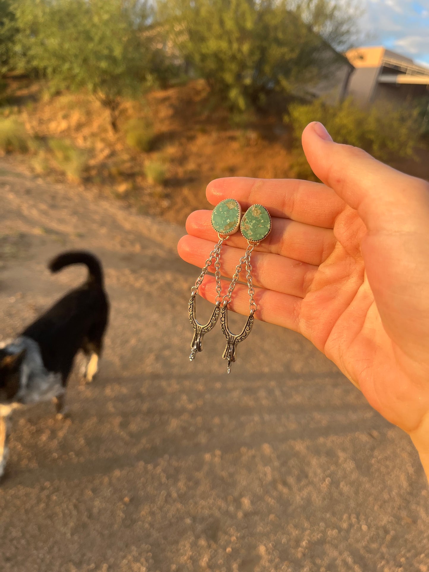White Water Spur Earrings