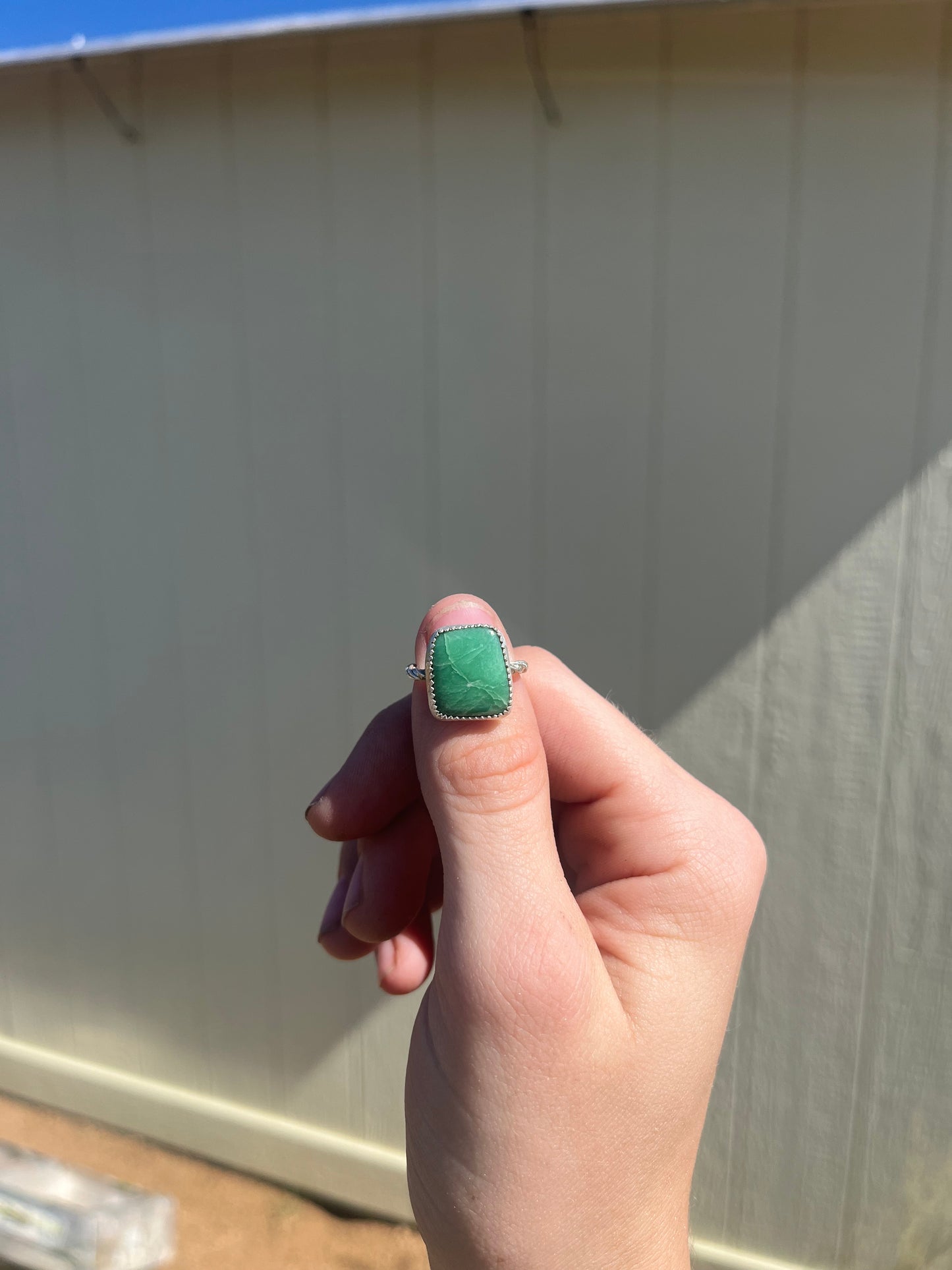 Sterling Silver Lucin Variscite Ring