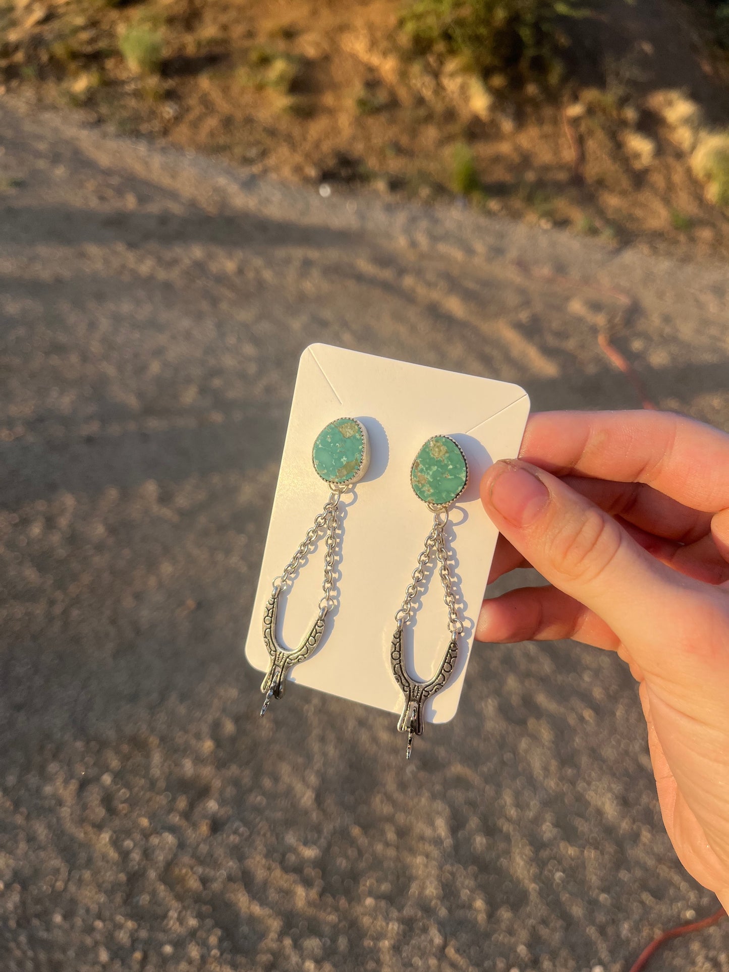 White Water Spur Earrings