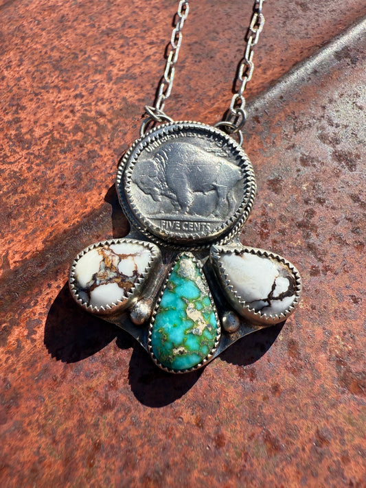 1928 buffalo nickel necklace