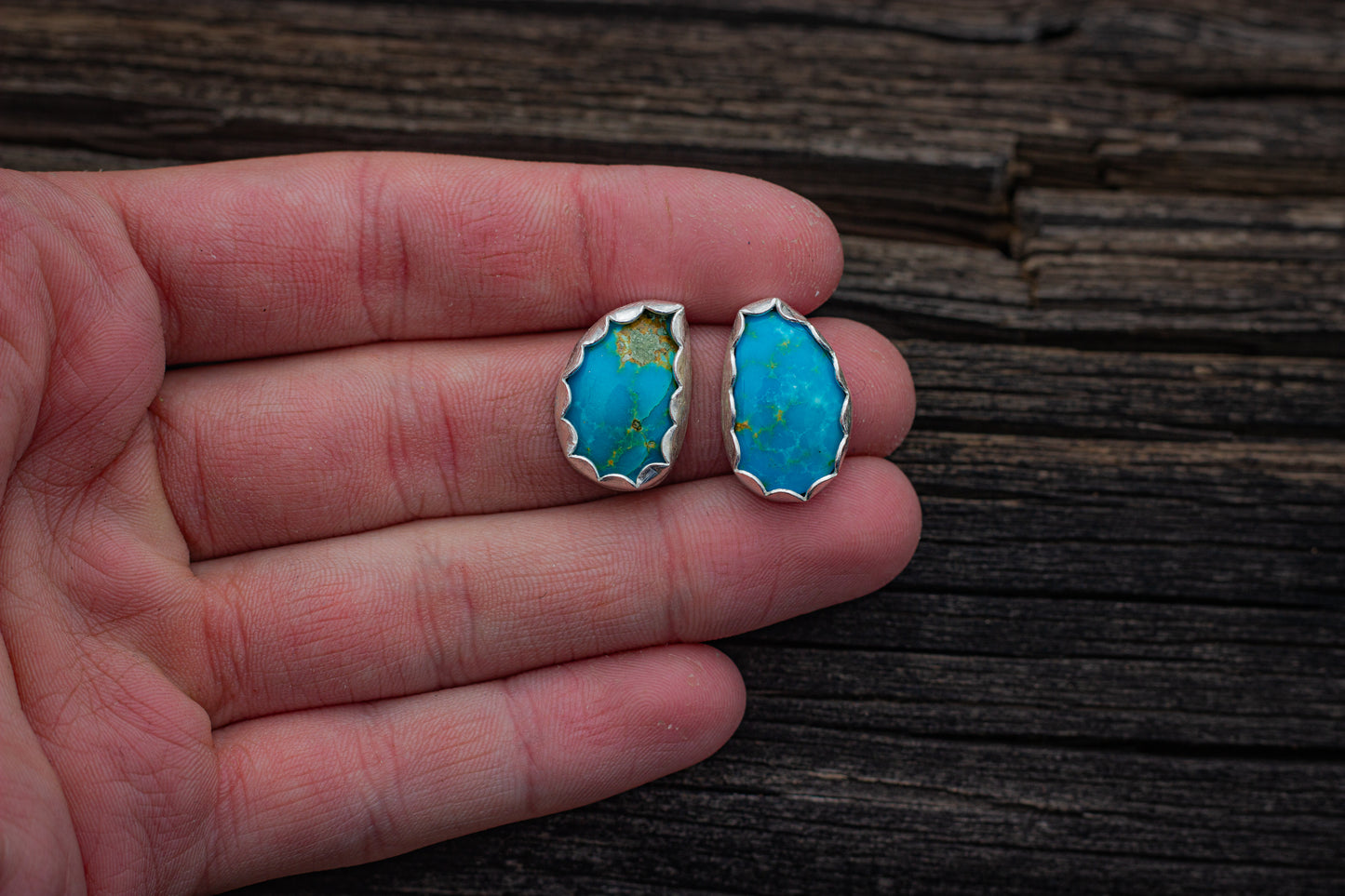 Sonoran Turquoise Stud Earrings