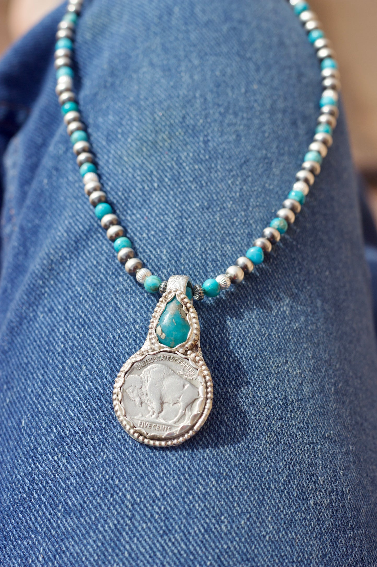 Buffalo Nickel Necklace