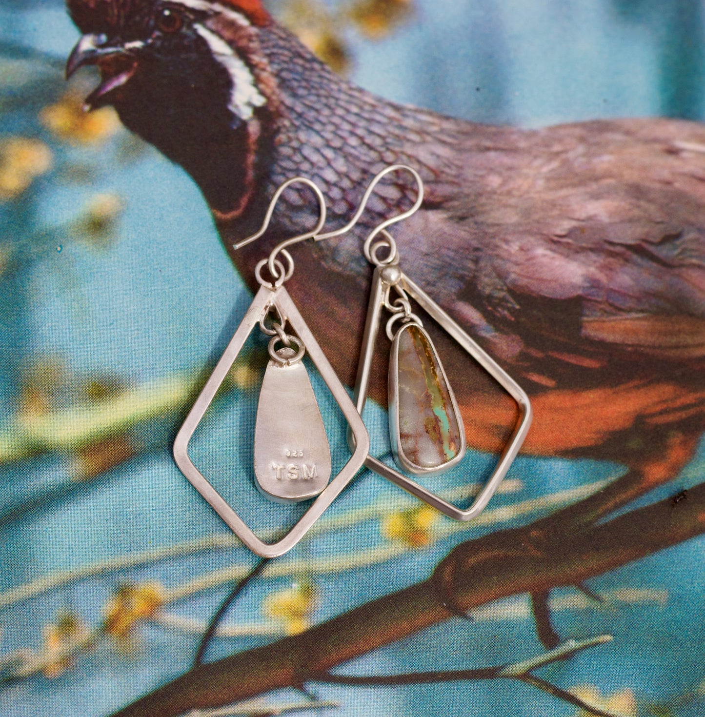 Royston Ribbon Dangle earrings