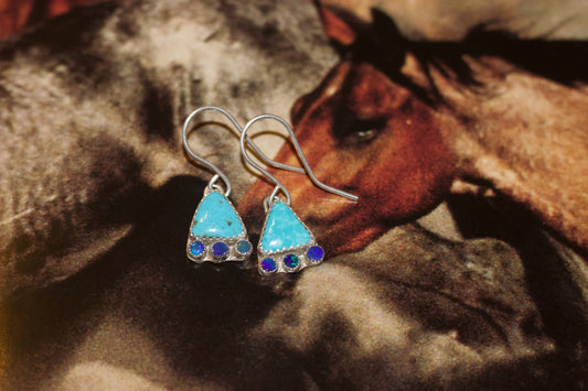 Sterling silver dangly earrings