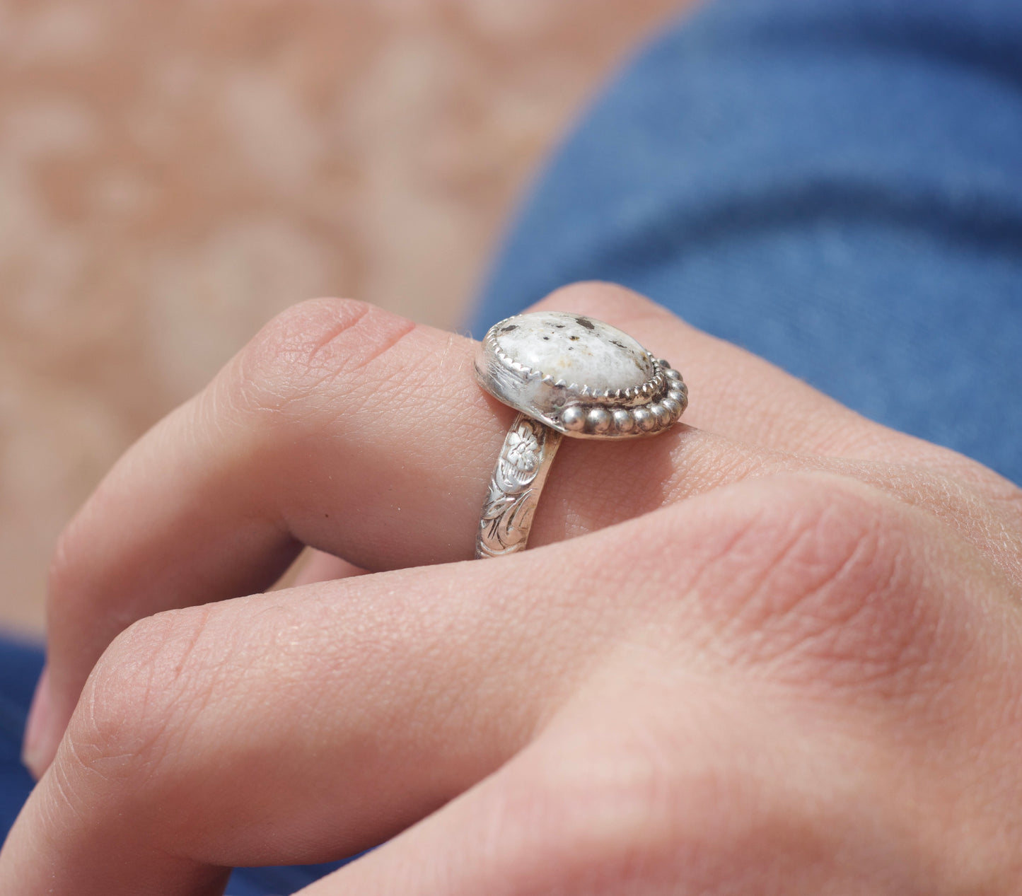 White Buffalo Ring