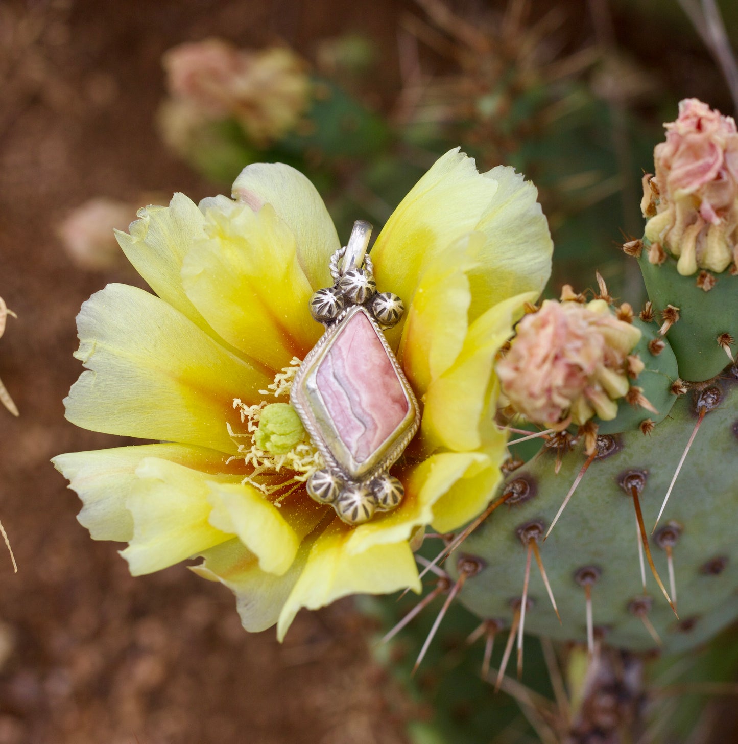 Rhodochrosite Pendant