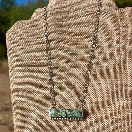 turtle back variscite Necklace